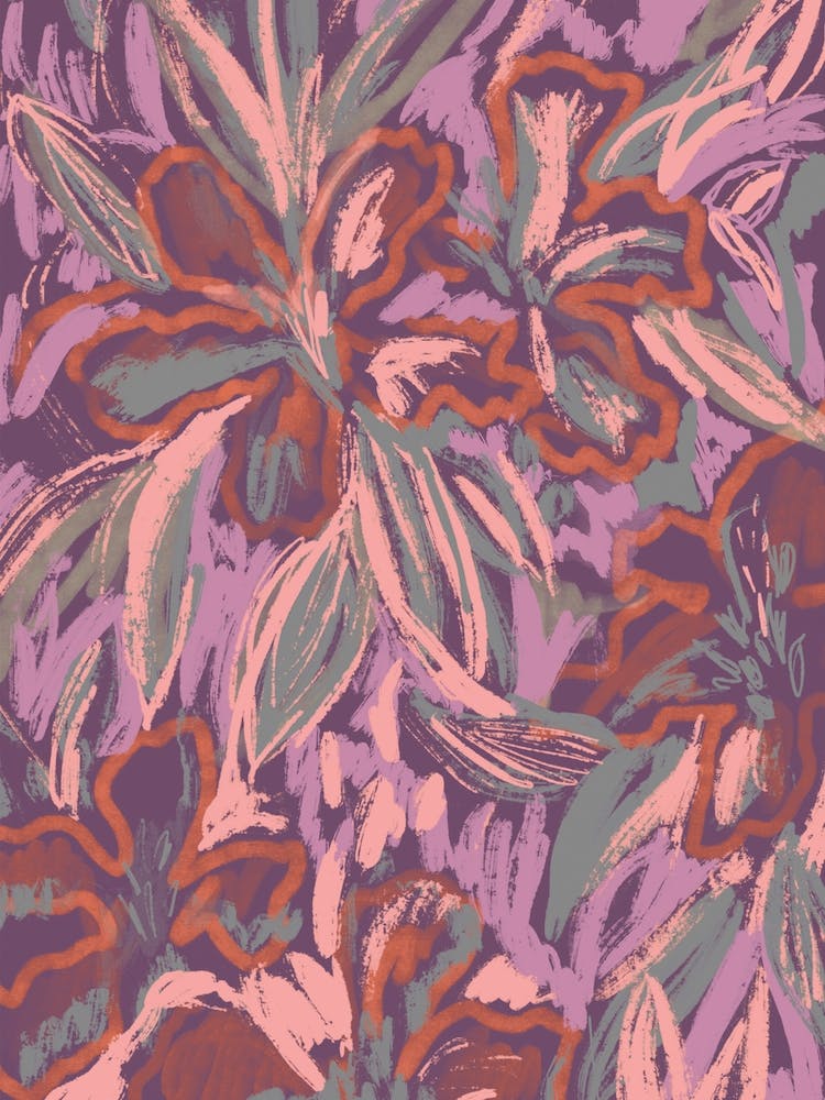 Purple Lilies