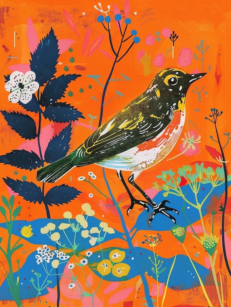 Spring Birds Dipper 1