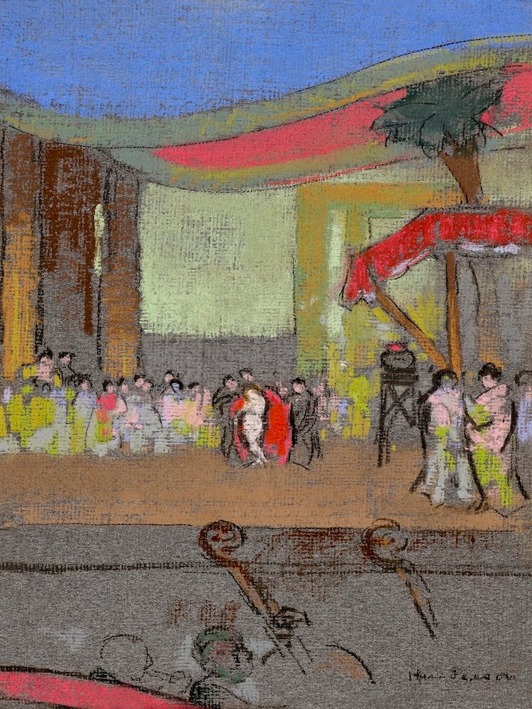 Scene Design For Opera Alice in Wonderland