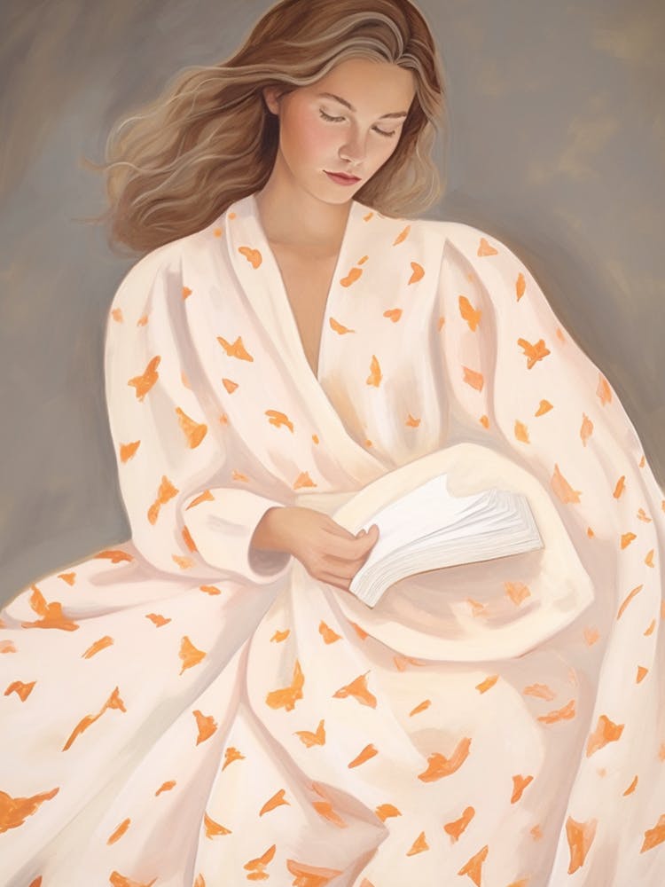 Girl Reading A Book