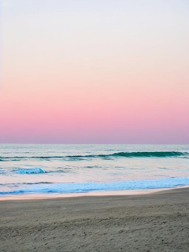 Hammonasset Beach, Connecticut Pink Photography 1