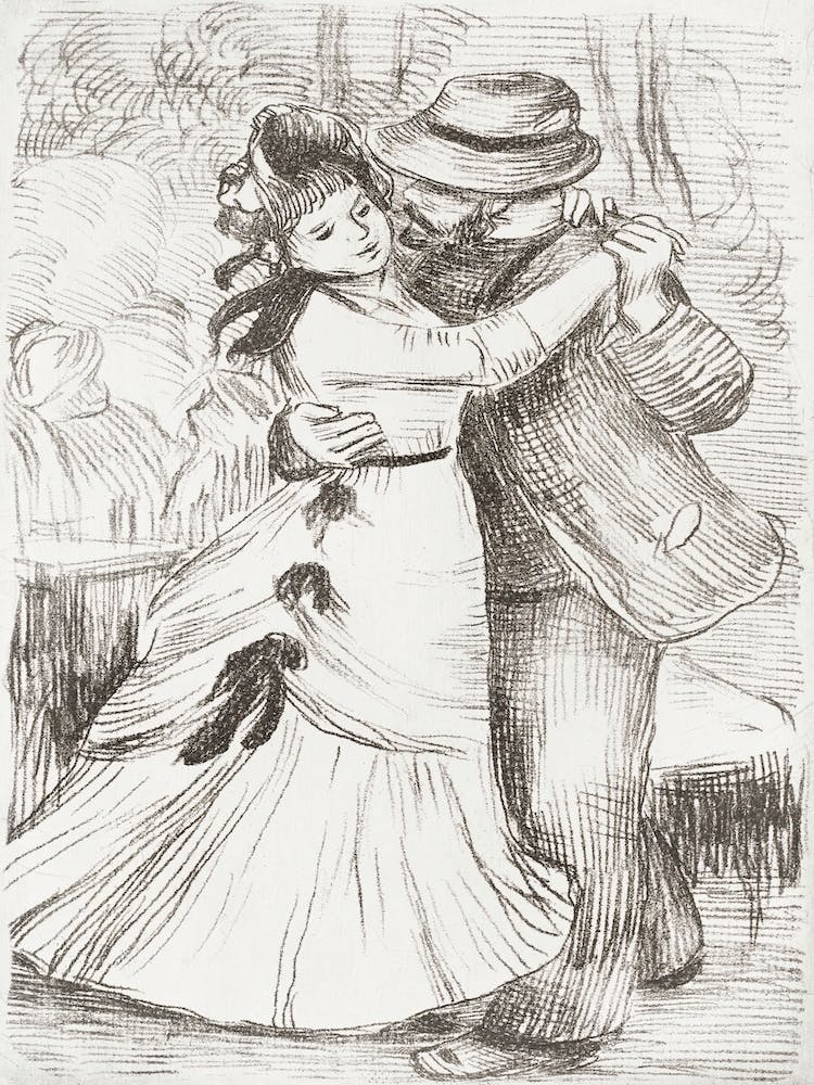 The Country Dance (1890), Pierre Auguste Renoir