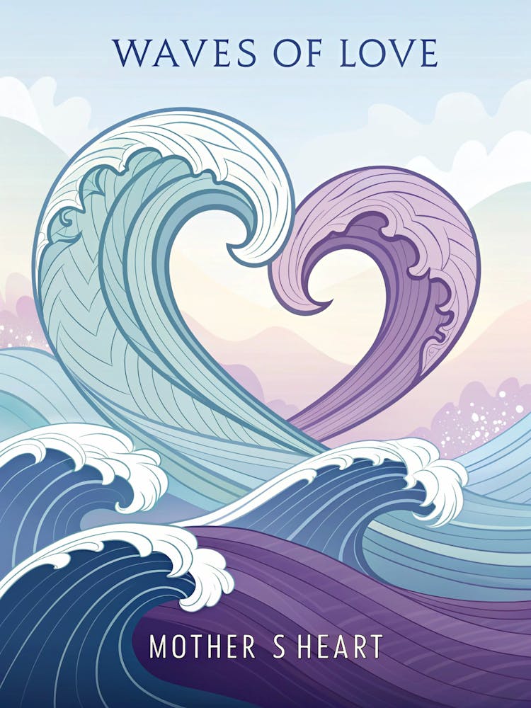 Waves Of Love Mother'S Heart