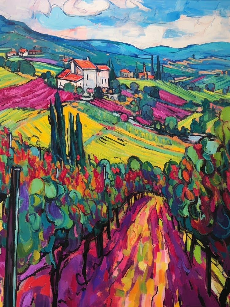 Chianti Italy 1 Fauvist Painting