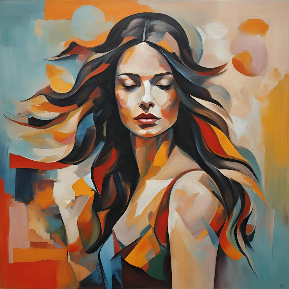 Woman With Long Hair