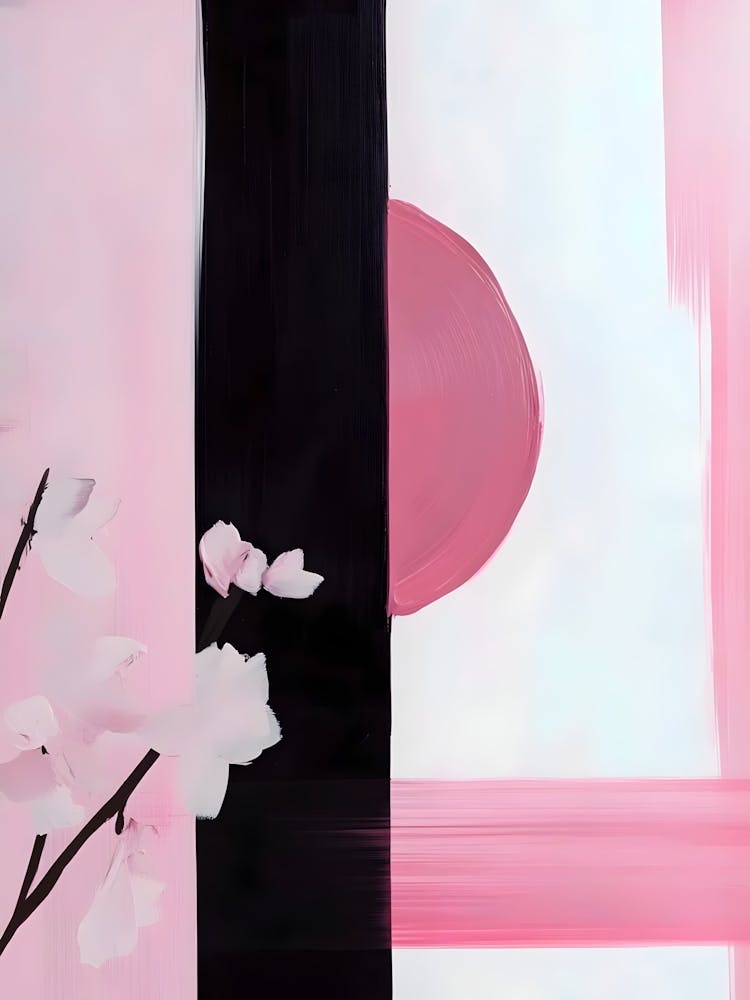 Pink Cherry Blossoms 1