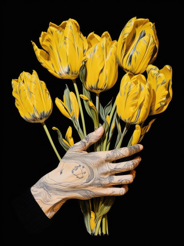 Gelbe Tulpen
