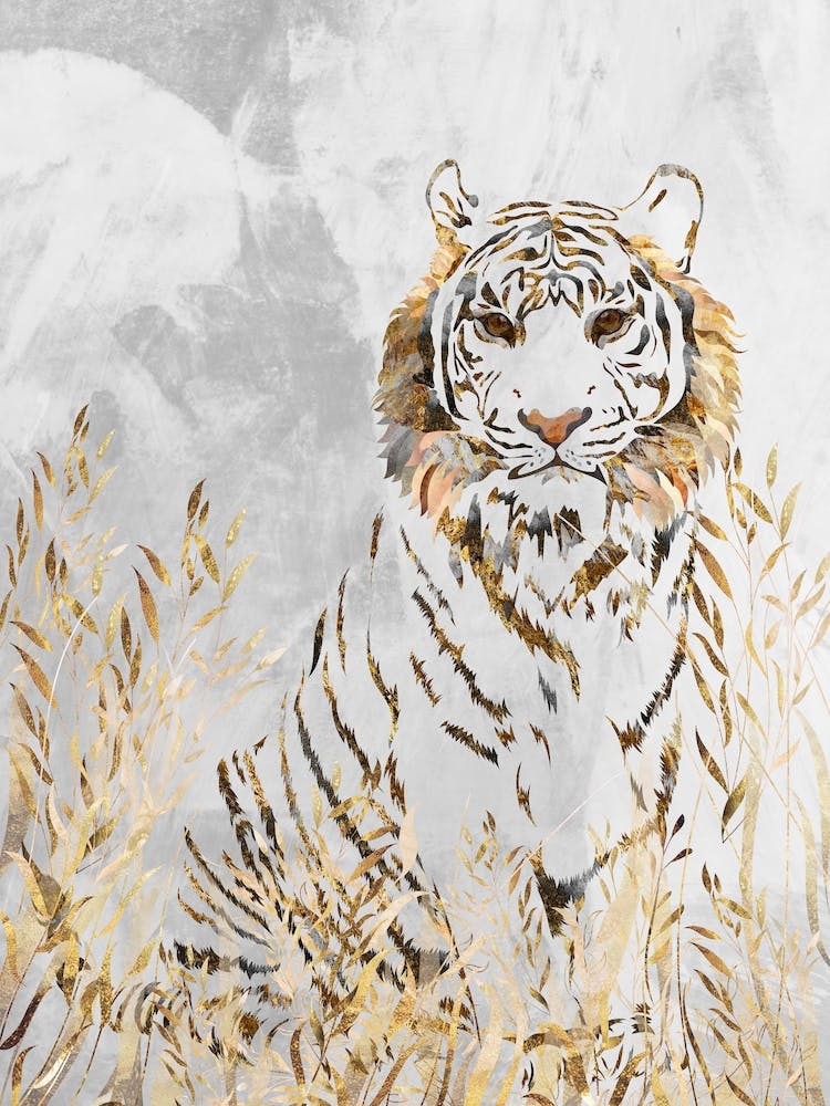 White Tiger Canvas Print