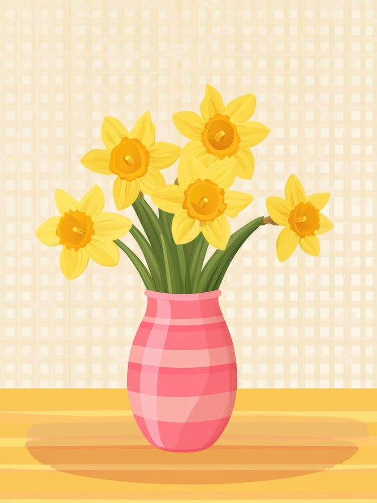 Daffodils In A Vase 12