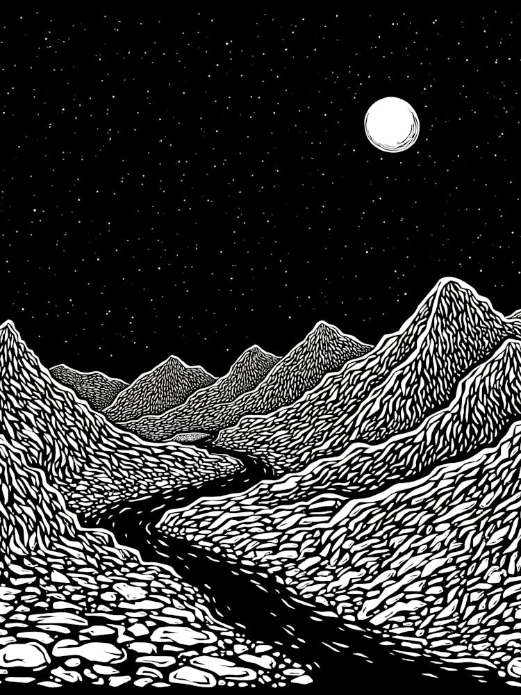 Moonlight In The Mountains