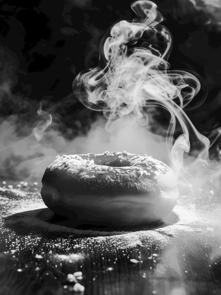 Donut With Smoke