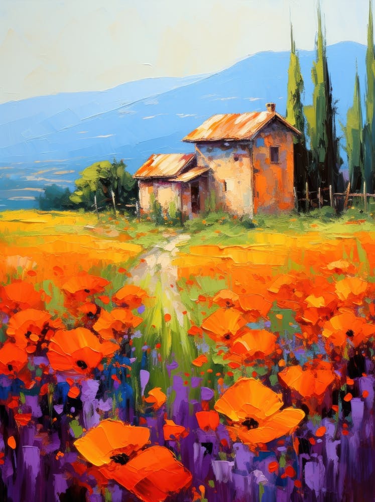 Tuscan Poppies 1