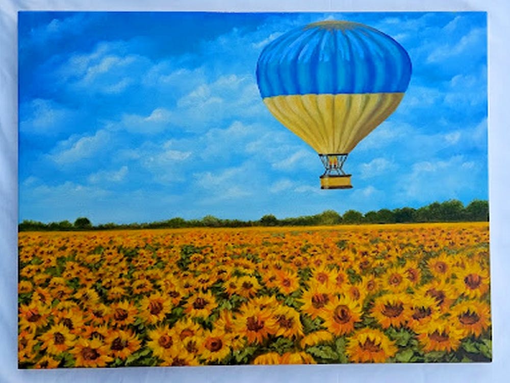 Ukrainian Sunflowers Field