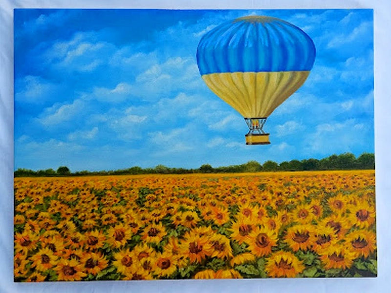 Ukrainian Sunflowers Field