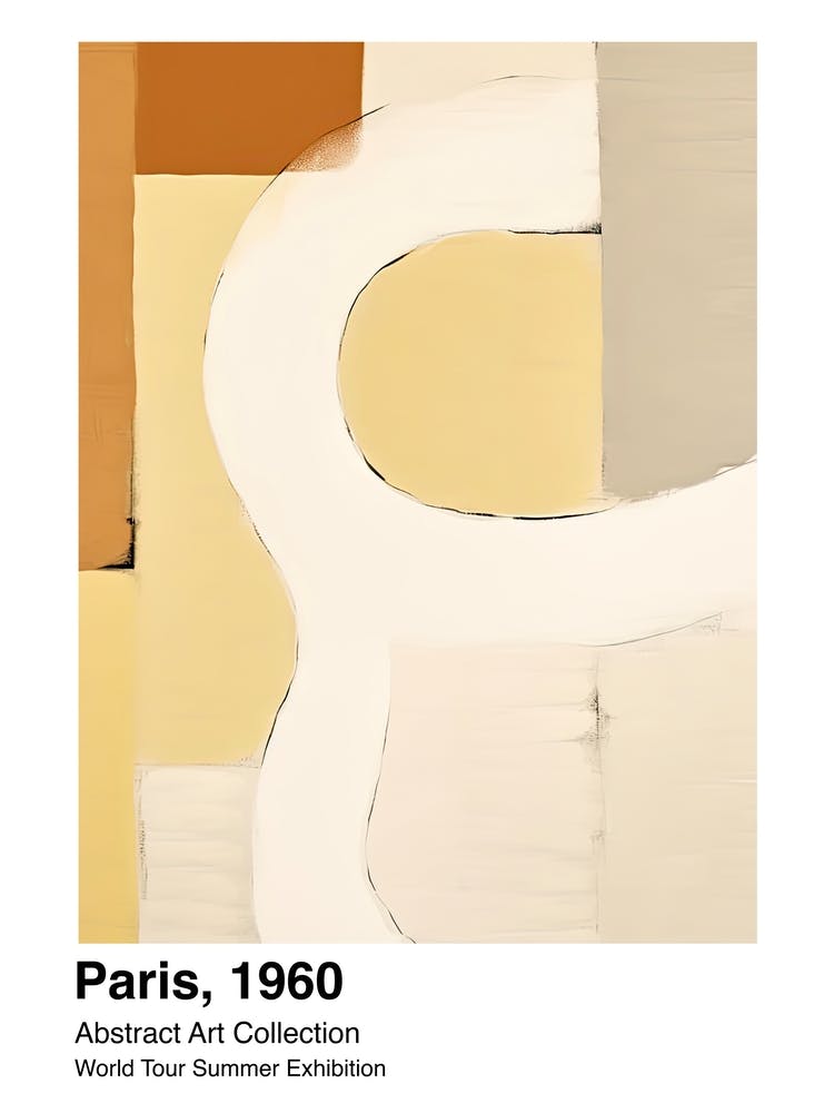 World Tour Exhibition, Abstract Art, Paris, 1960 6