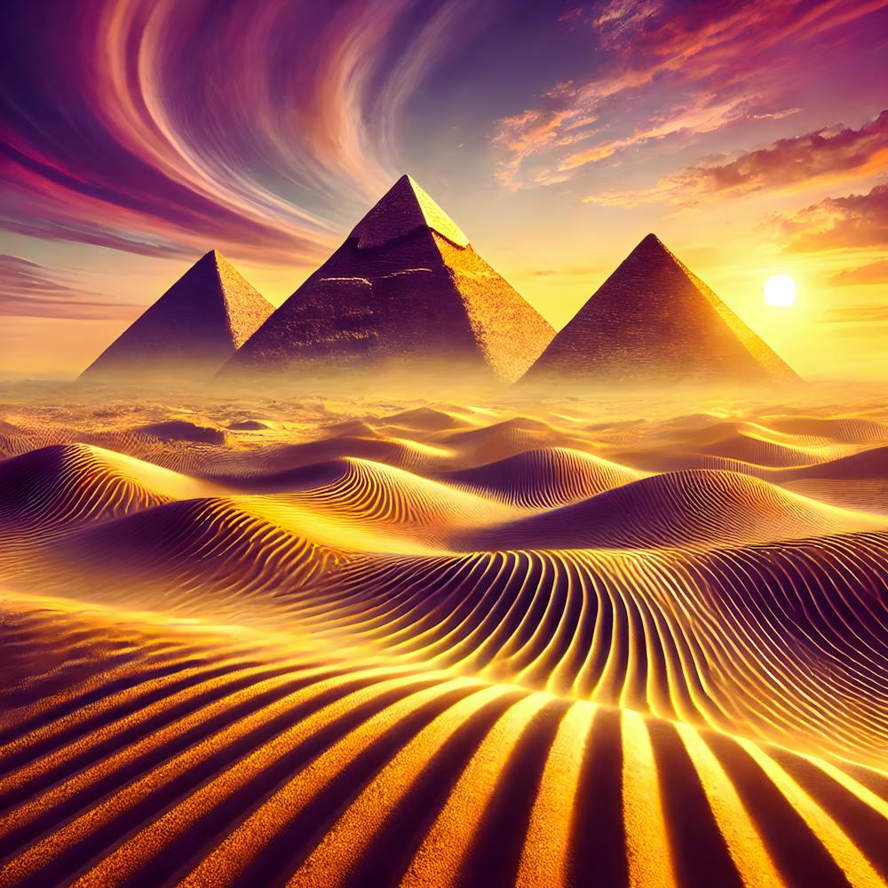 Pyramid Echoes The Sands Of Time