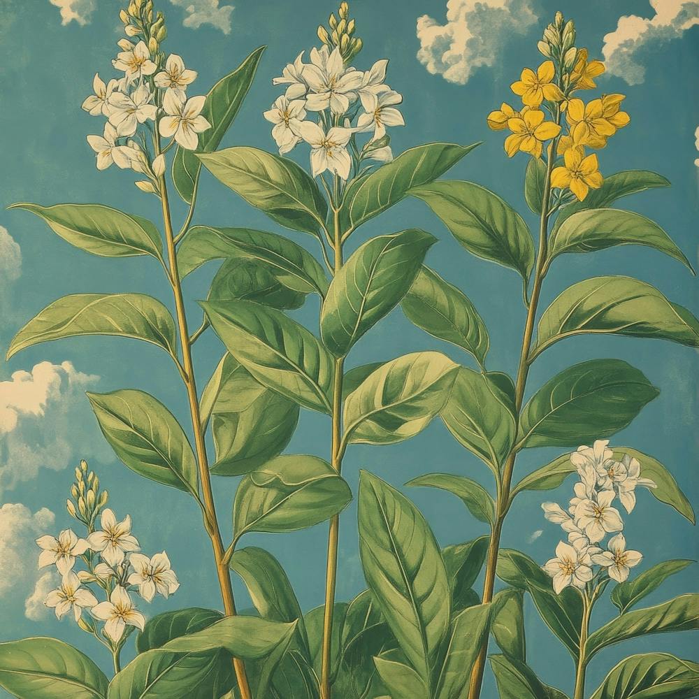 Flowers In The Sky Art