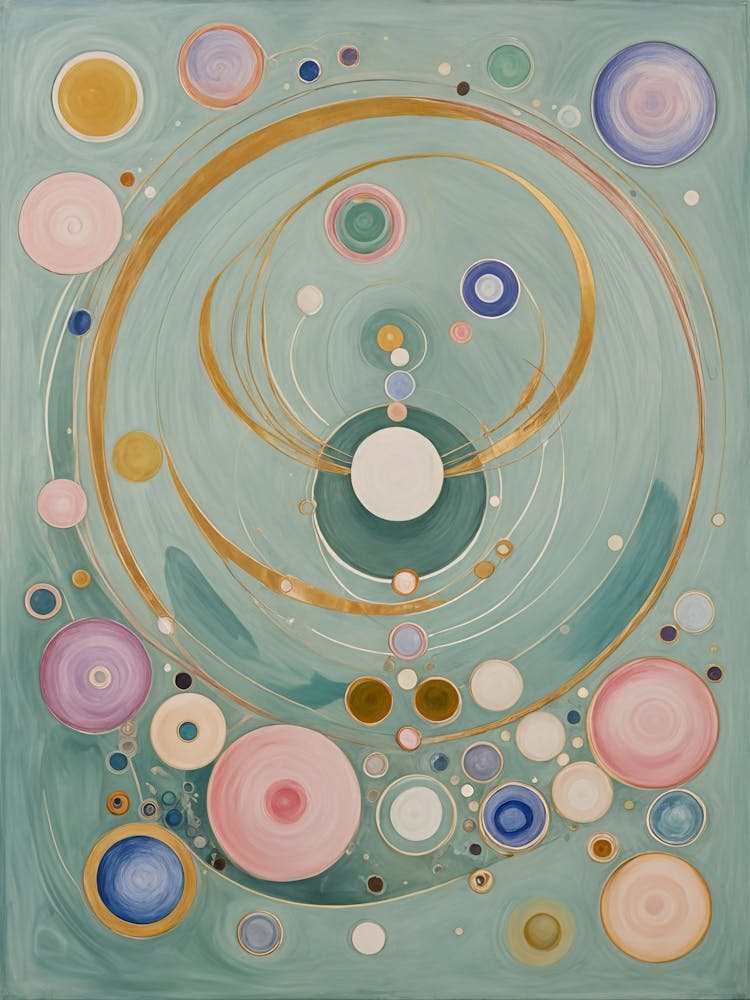 Pastel Bubble Swirls no1