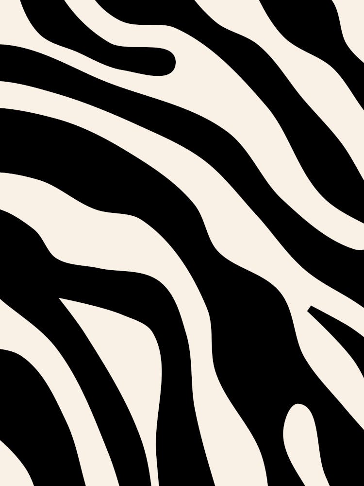 Vintage Retro Abstract Black