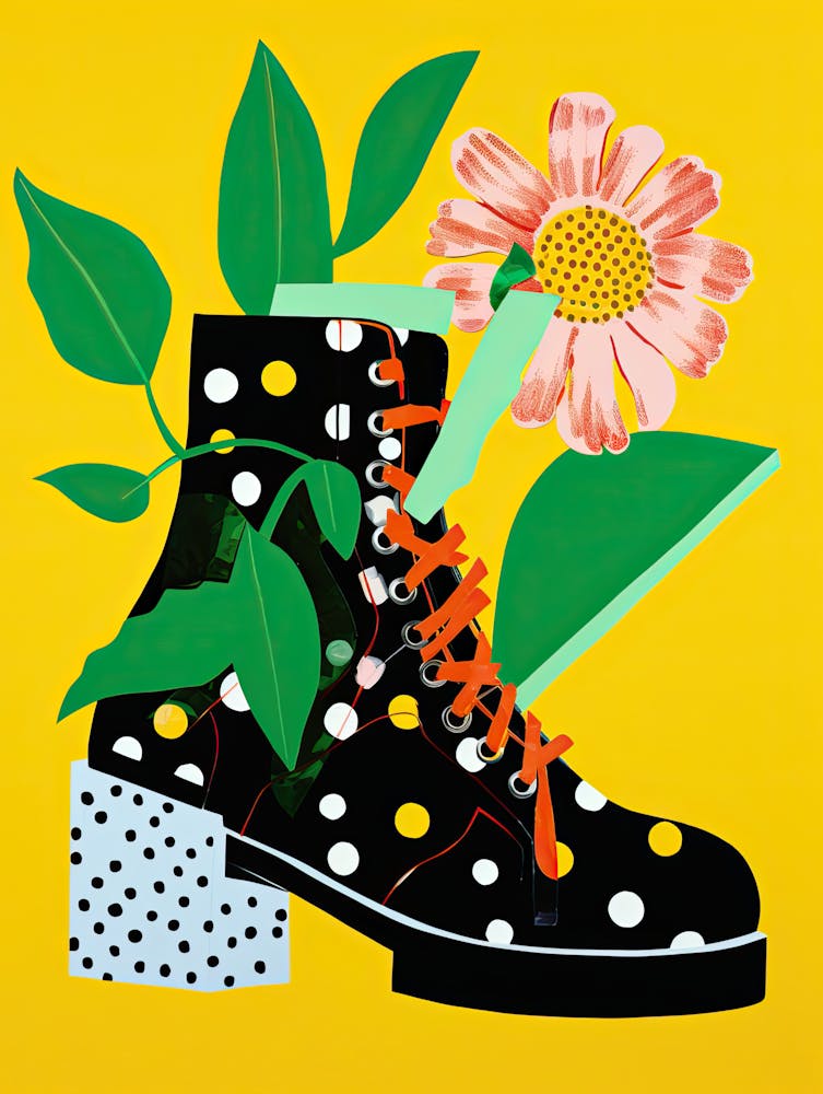 Floral Fantasy on Footwear Canvases