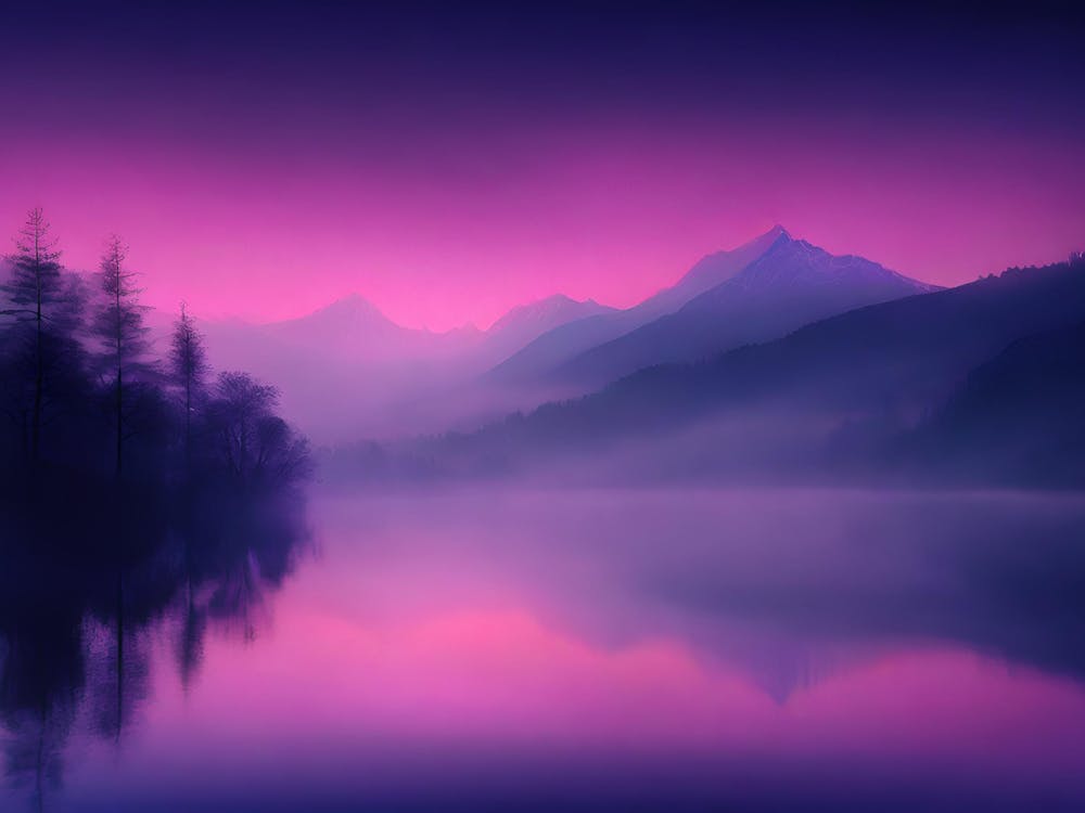 Sunrise In The Mountains