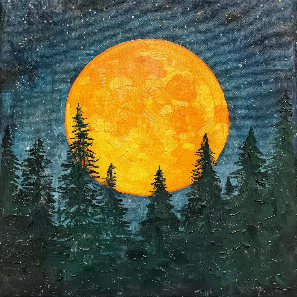 Full Moon In The Forest 6
