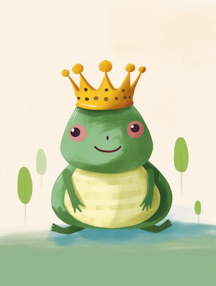 Little Frog 4 Wearing A Crown