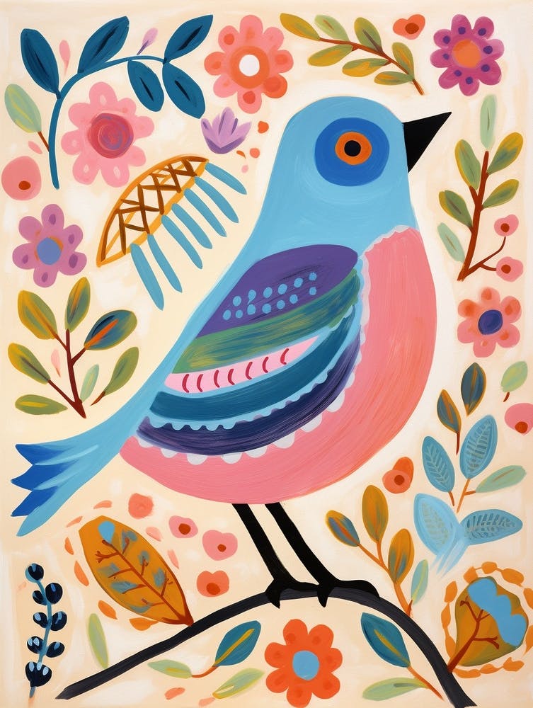 Pink Scandi Bluebird 2