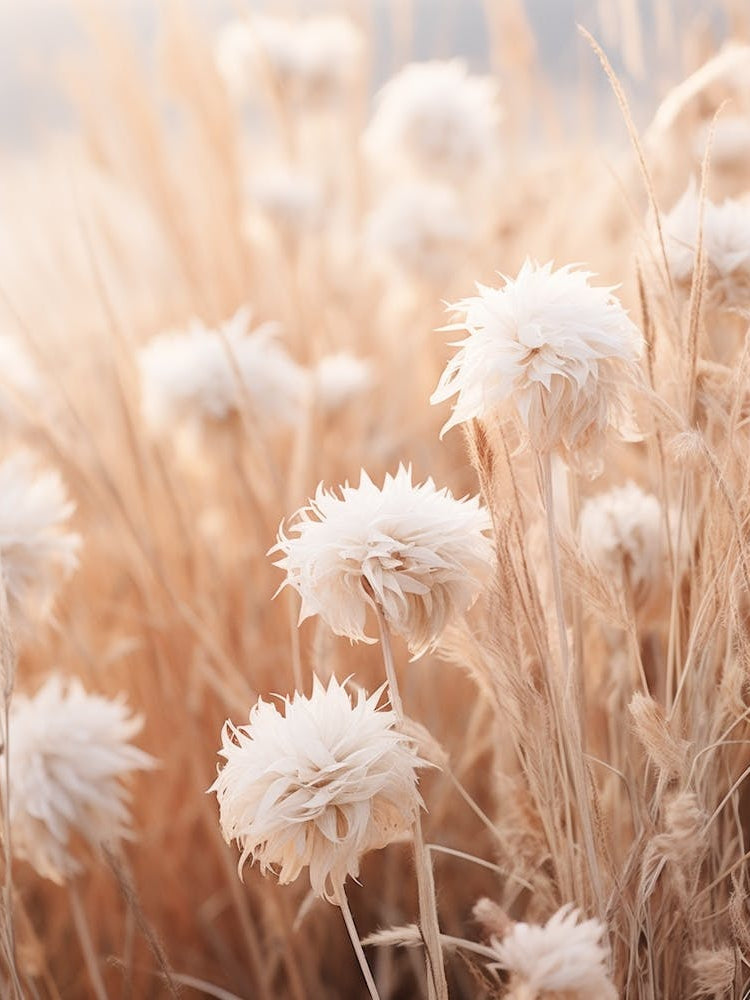 Boho Dried Flowers Asters 1
