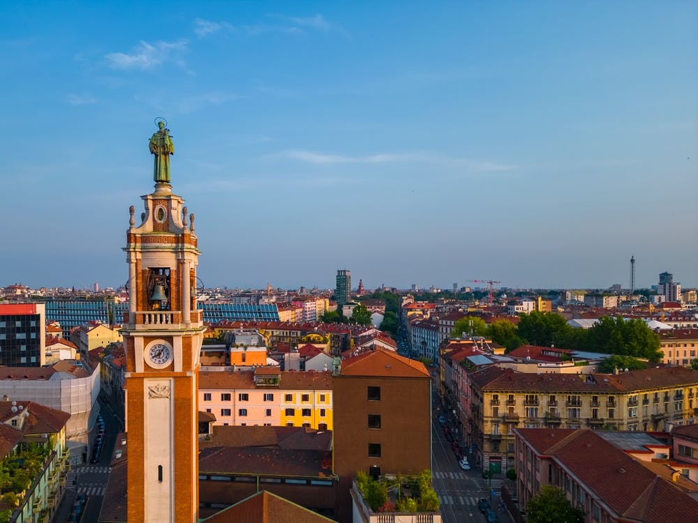 Basilica Santuario Sant'Antonio di Padova, Milano, Italy. Italy City Print