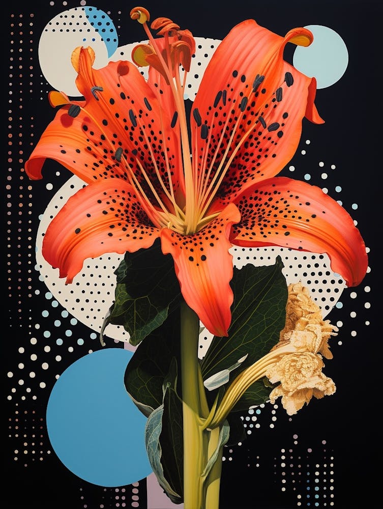 Surreal Florals Amaryllis 1 Flower Painting