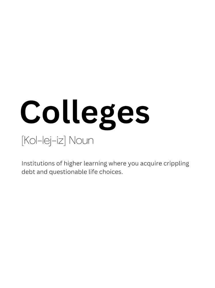 Colleges Definition Bedeutung