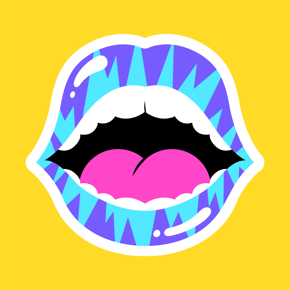 Read My Lips - Electric Blue
