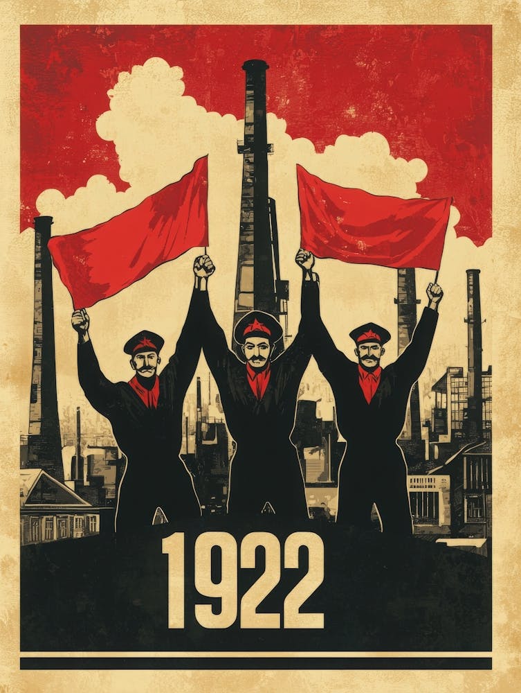 Aihrgdesign A Vintage Political Poster Marking The Formation 11
