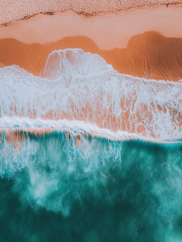 Aerial View Of A Beach 78