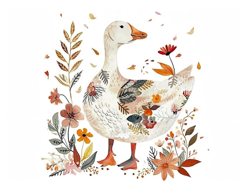Little Floral Goose 3