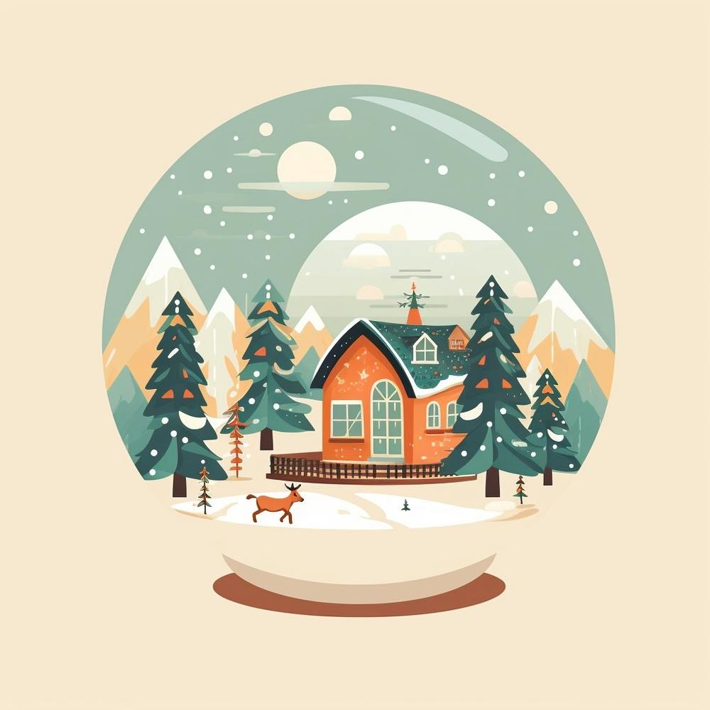 Lapland Finland 4 Snowglobe