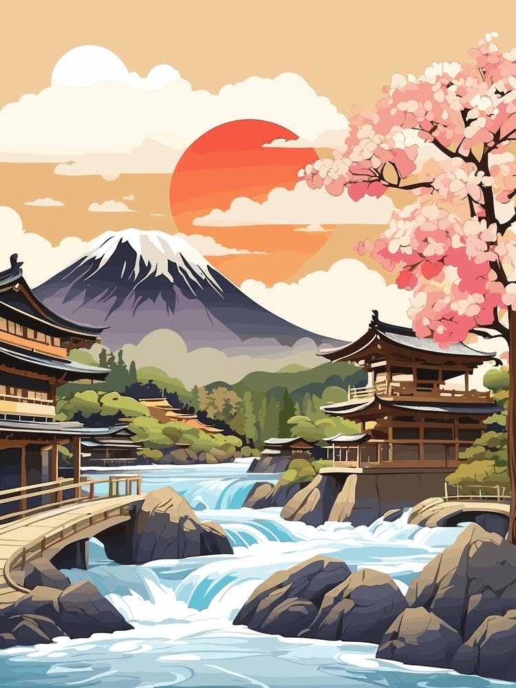 Japanese Mountain Sunrise