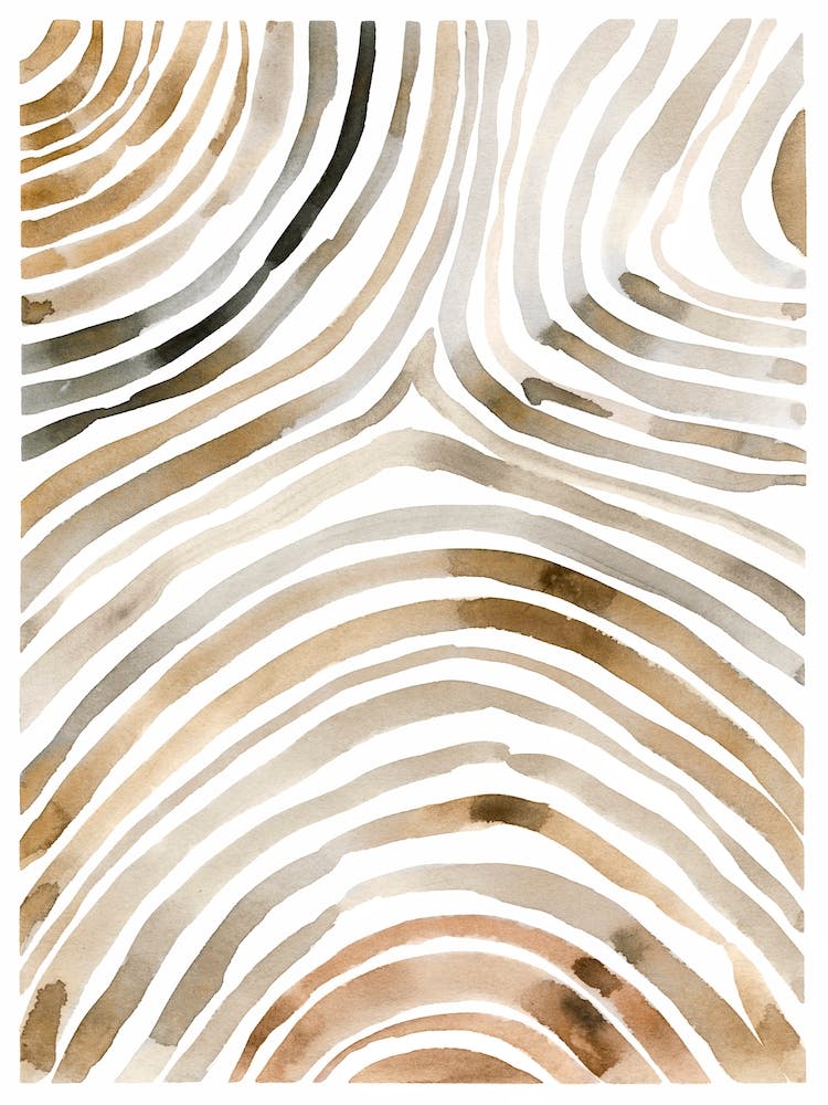 Neutral Watercolor Line Art