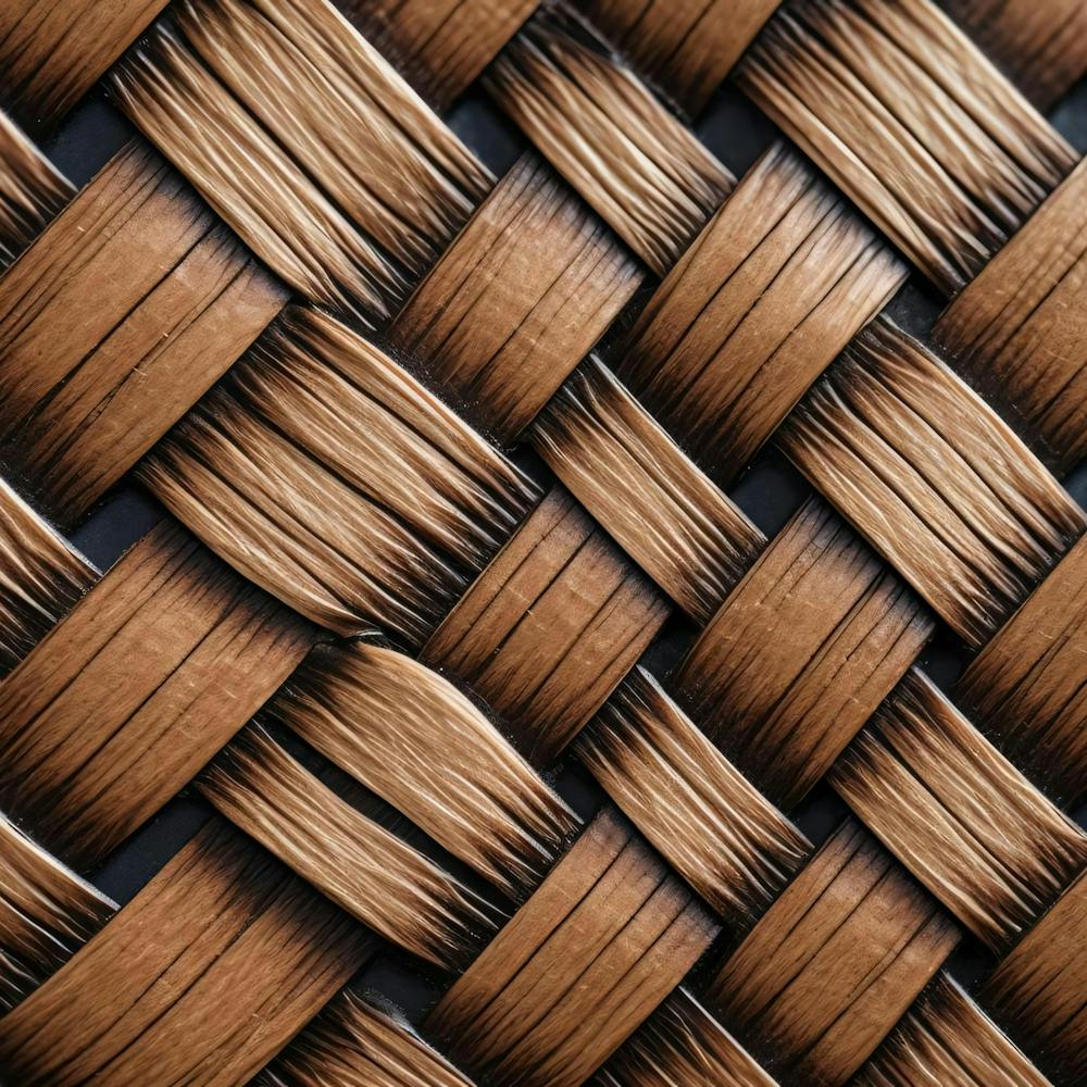 Woven Rattan Background