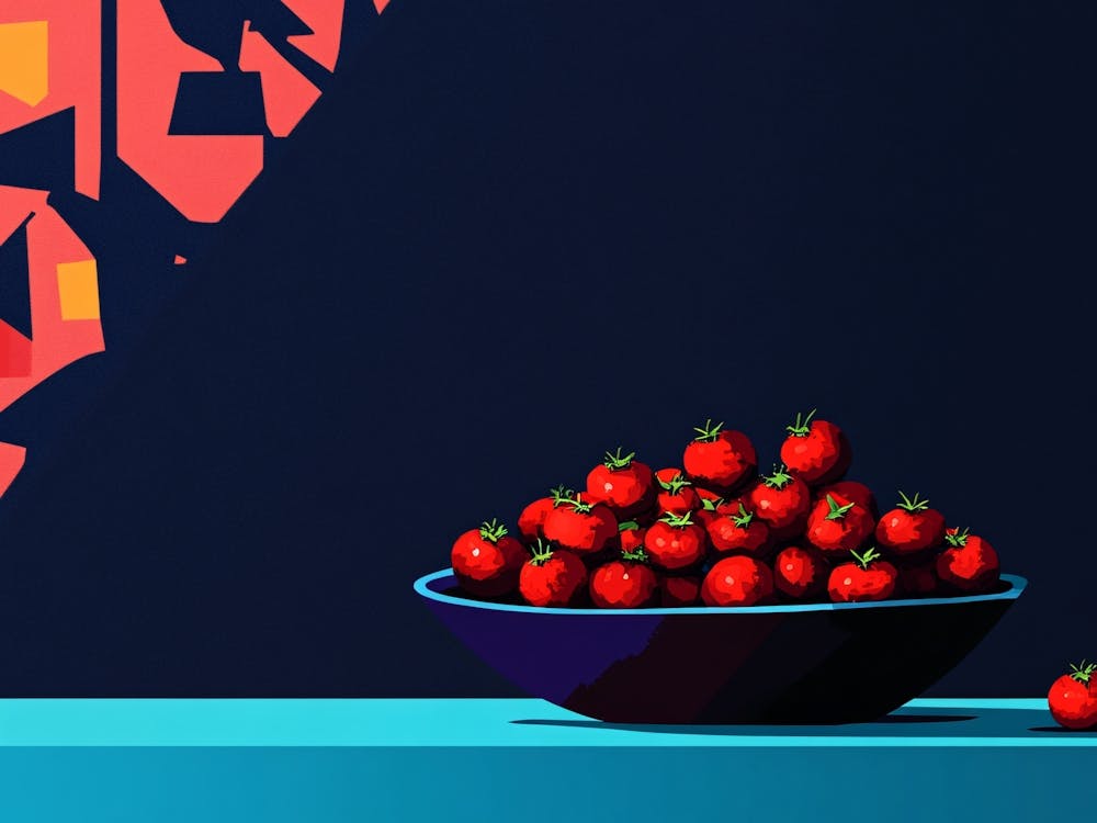 Bowl Of Strawberries