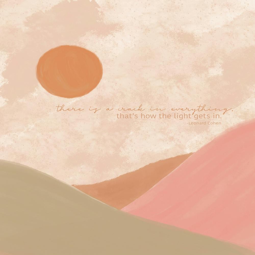 Sun And Mountains Leonard Cohen Square