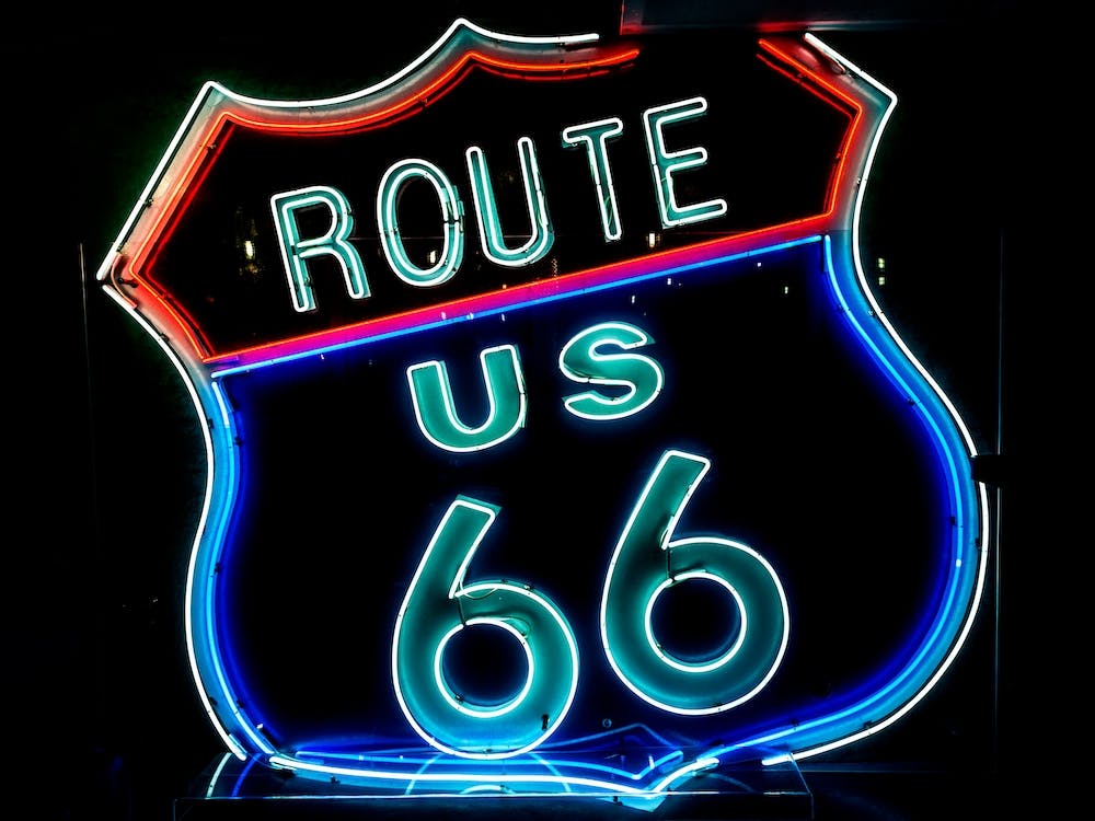 Route 66 Neon Sign