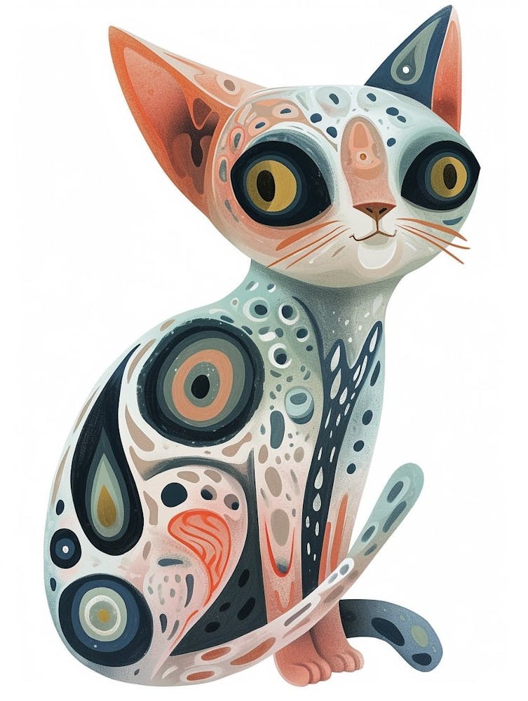 Sphynx Cat Clipart Illustration 3