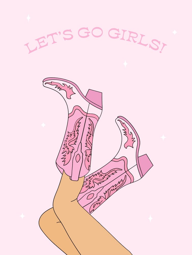 Let's Go Girls - Rose clair