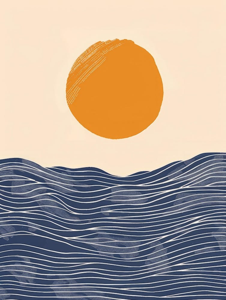 Sunrise Over The Ocean 4