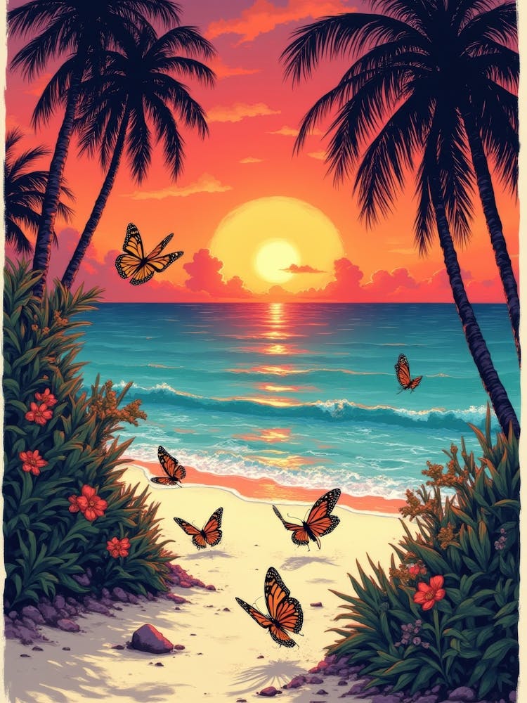 Sunset At The Beach 38