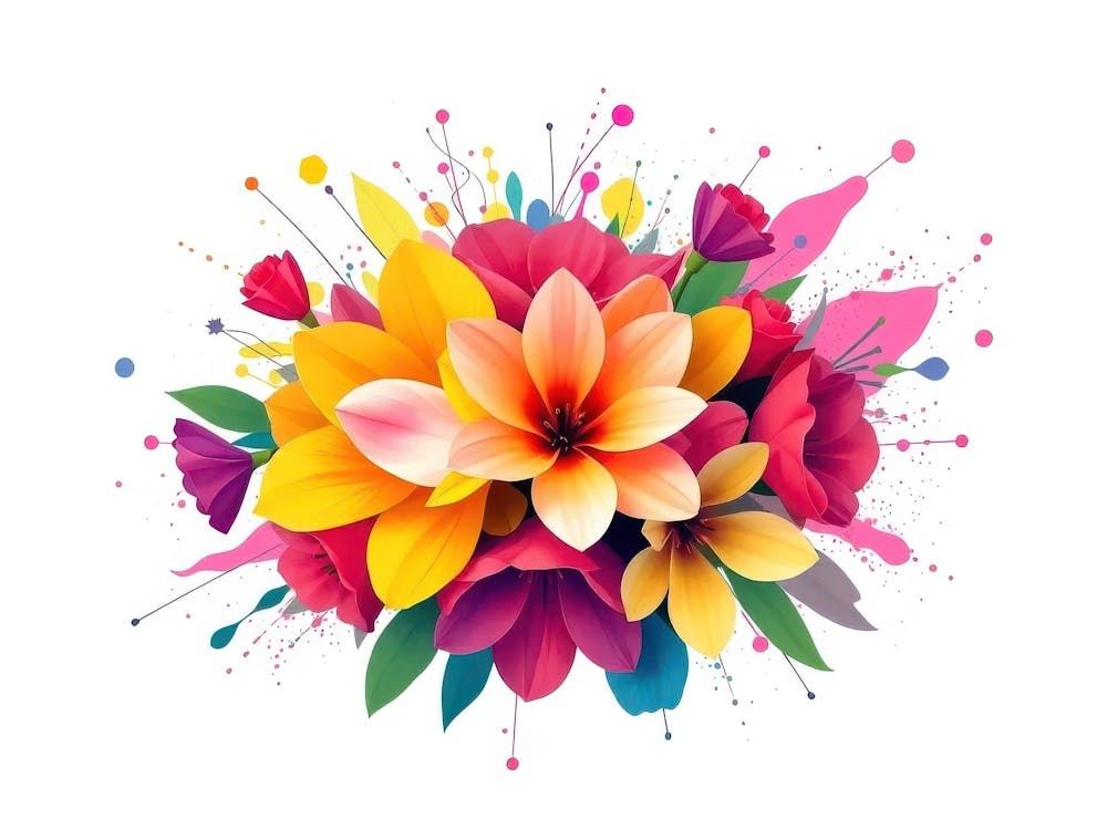 Bunte Blumen 2