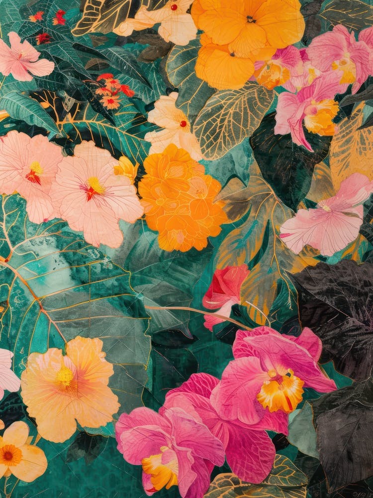 Great Japan Hokusai Japanese Floral 24