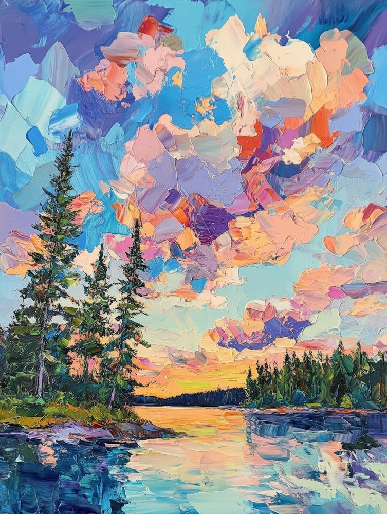 Sunset On The Lake 12